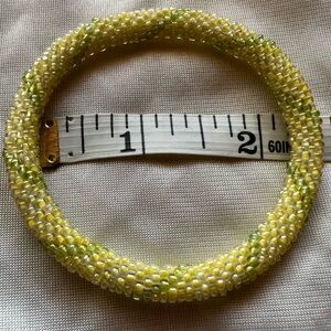 Sashka Co. Nepal roll on beaded bracelet (Glass Beads) Hand Made